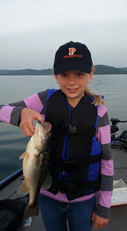 Crappie and bluegill panfish caught on a family guided fishing trip